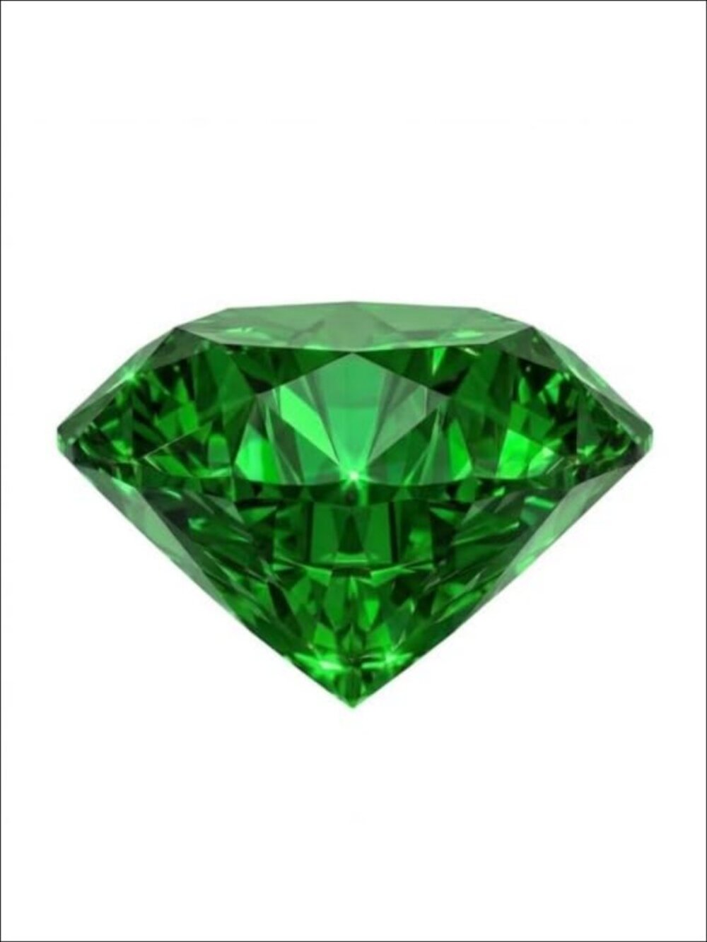 0.5-4 Carat Round Cut Lab Created Emerald Loose Stone VVS AGL Certified